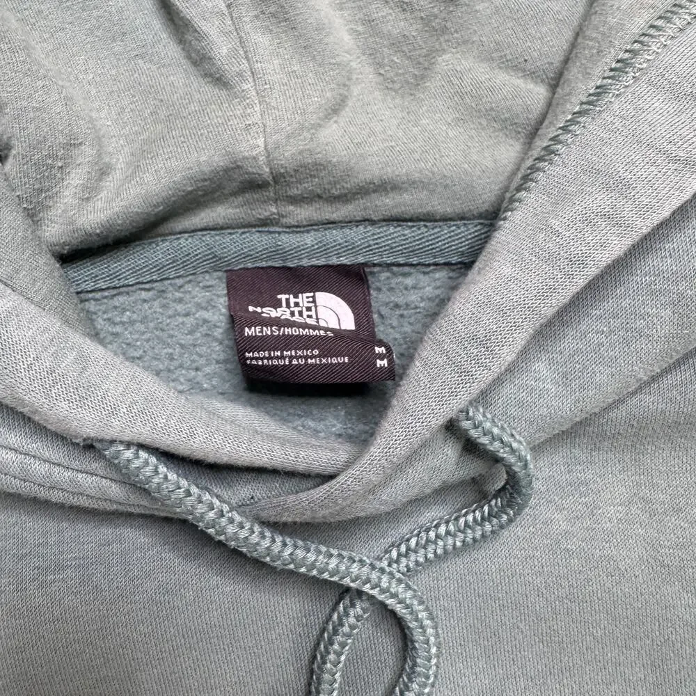 The North Face Men's Teal Hoodie 'Never Stop Exploring' Sweater M Medium Jacket